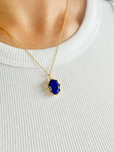 Load image into Gallery viewer, Lapis Lazuli Oval Necklace

