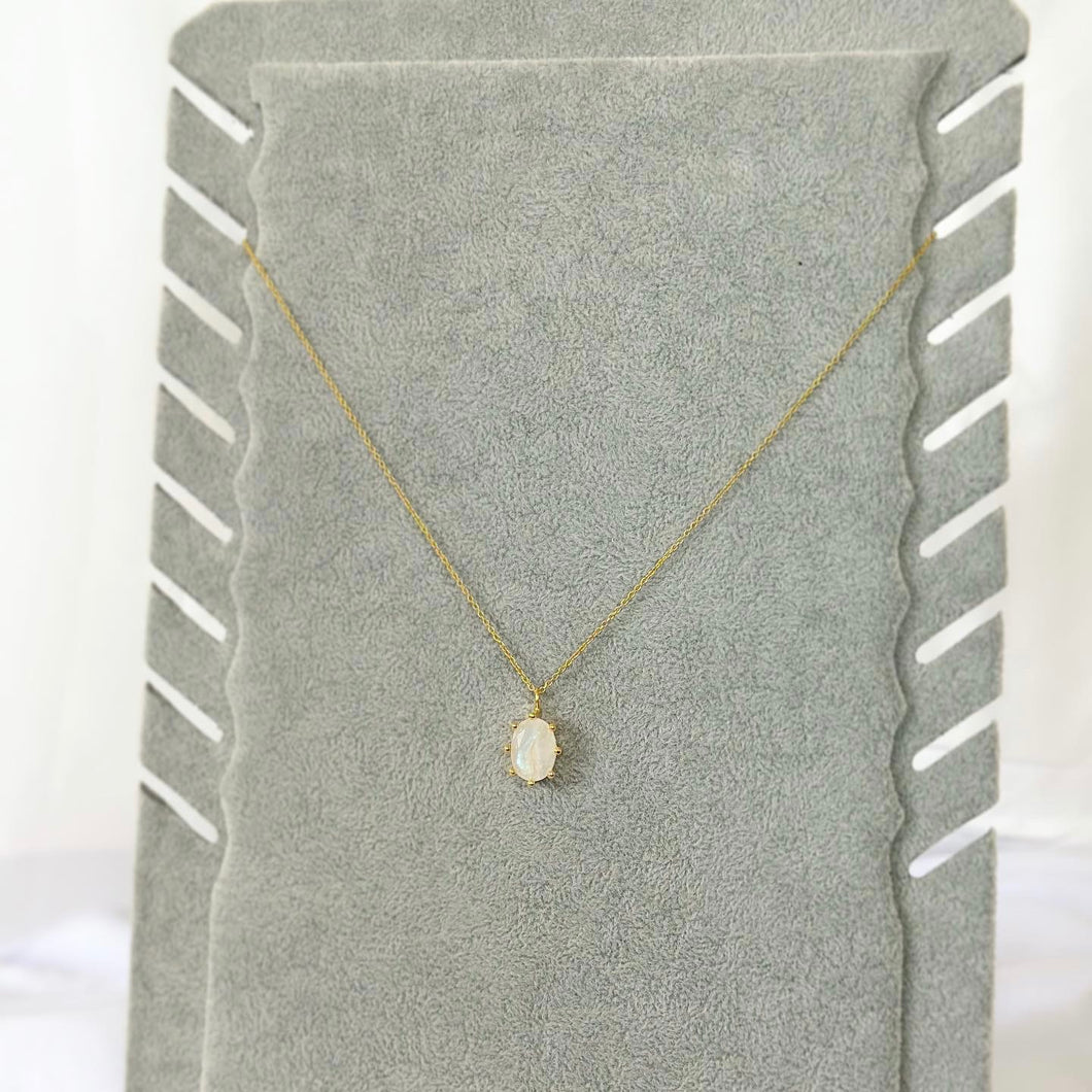Moonstone Oval Necklace