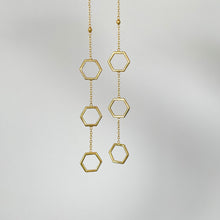 Load image into Gallery viewer, Harmony Threader Gold Earrings
